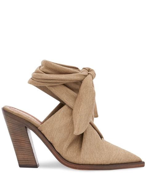 burberry scarf tie mules|Burberry Scarf.